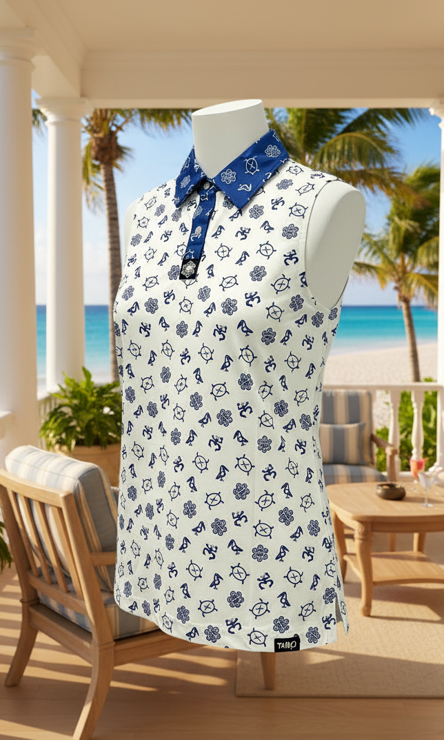 Isla Azul Ladies Taino Golf Shirt
