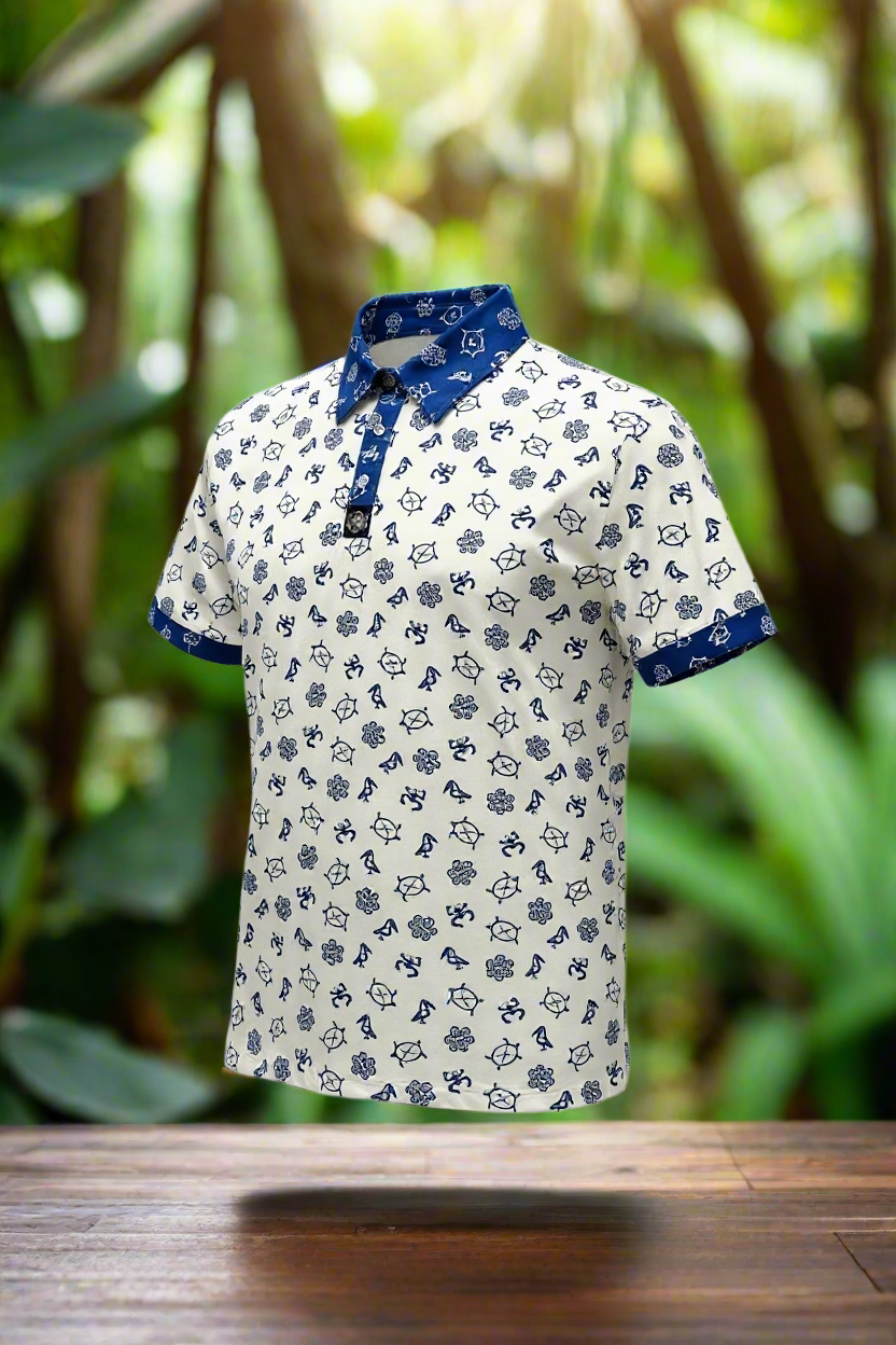 Isla Azul Taino Golf Shirt