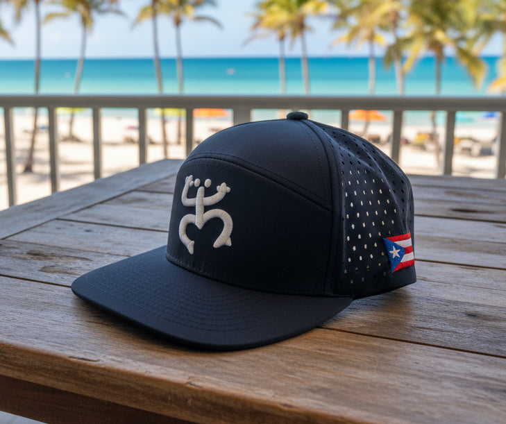 Taino Golf Navy Coqui Hat