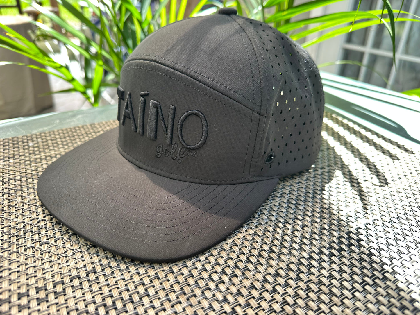 Taino Golf Black on Black Hat
