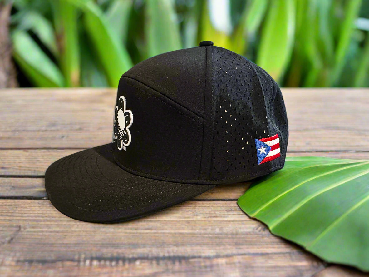 Black Taino Golf Hat w/ logo patch