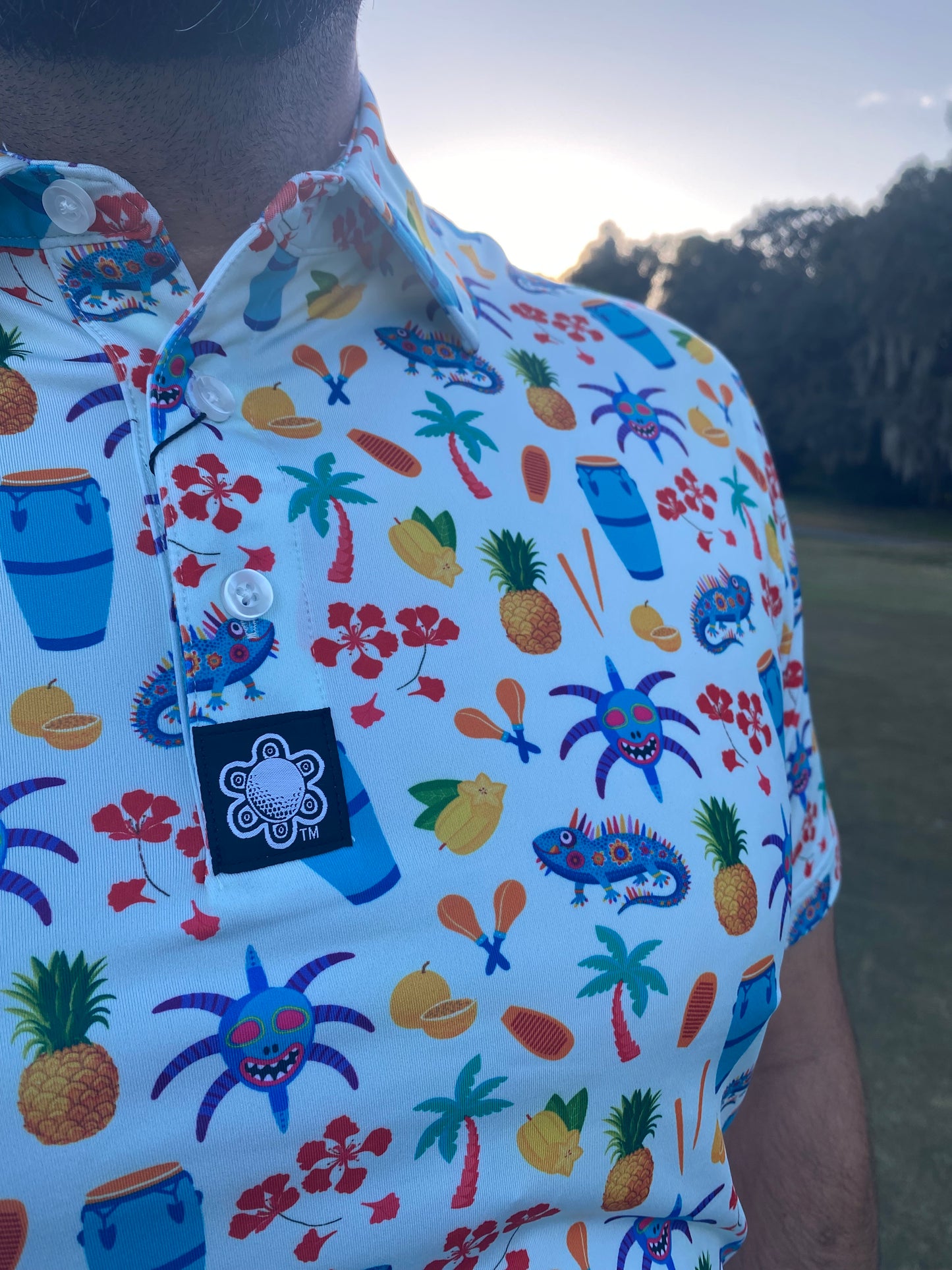 Vejigante Conga Men's Golf Shirt