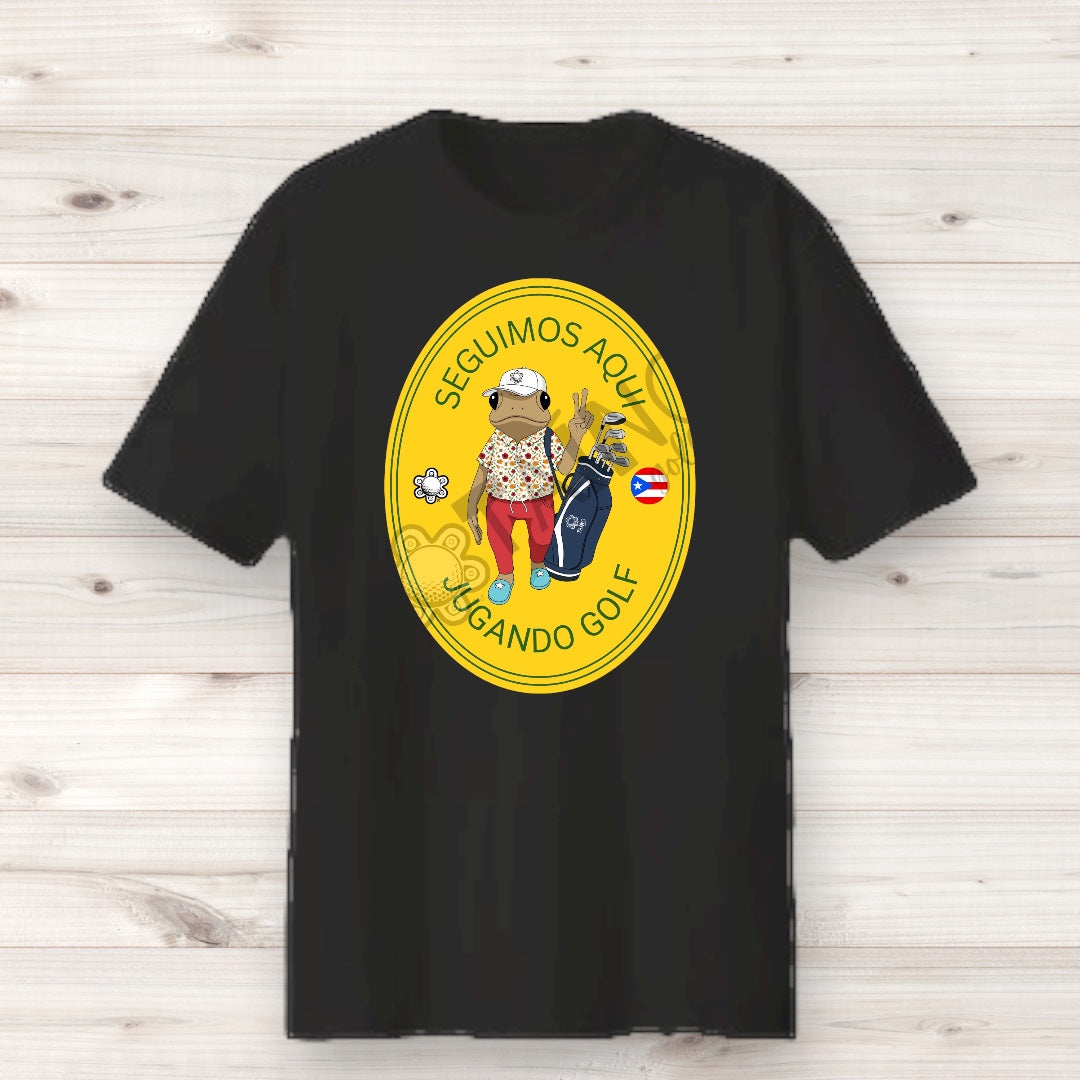 Seguimos Aqui Taino Golf Tee Shirt!