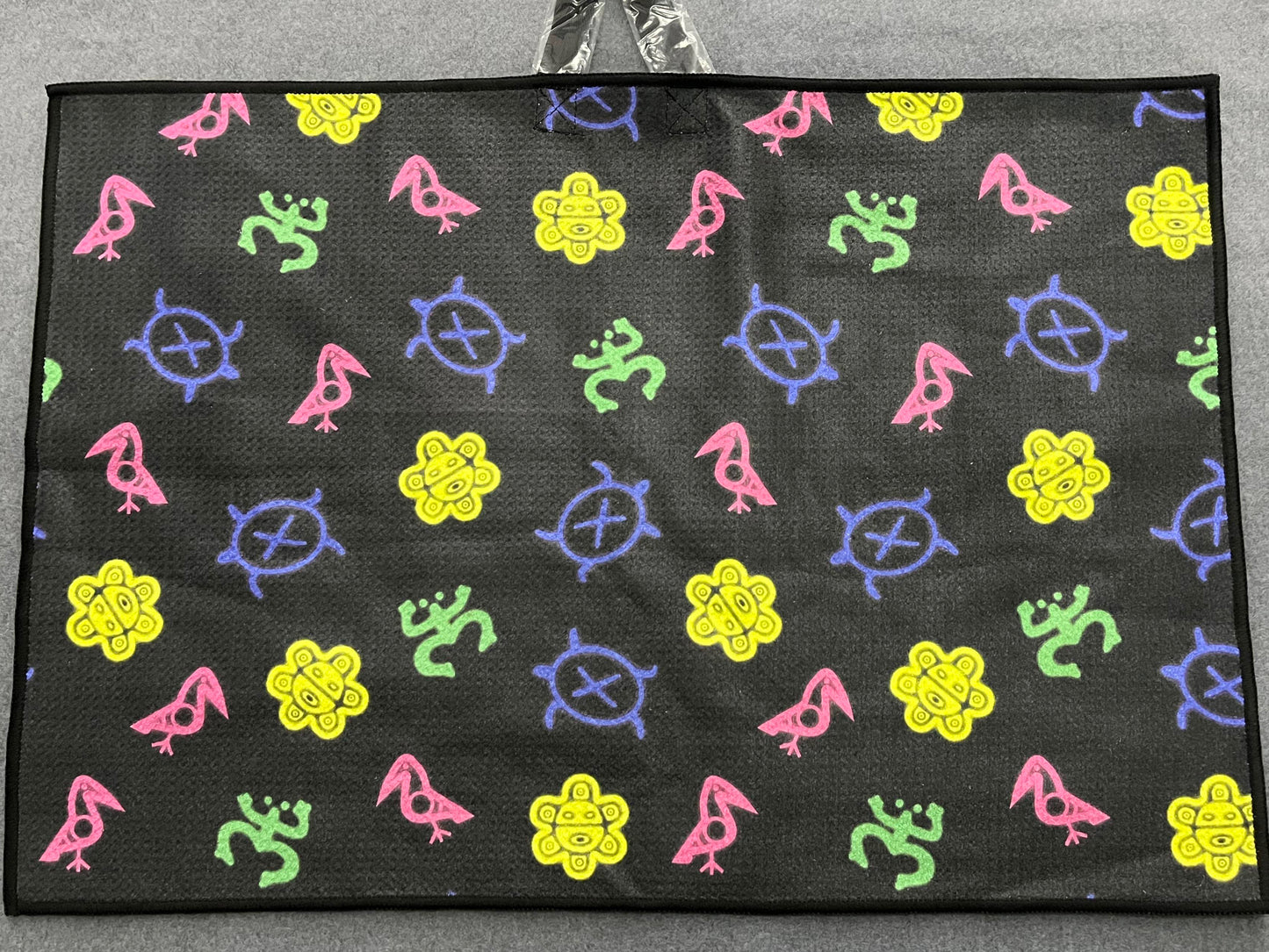 Taino Print Microfiber Golf Towel
