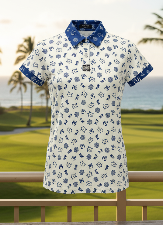 Isla Azul Ladies Taino Golf Shirt