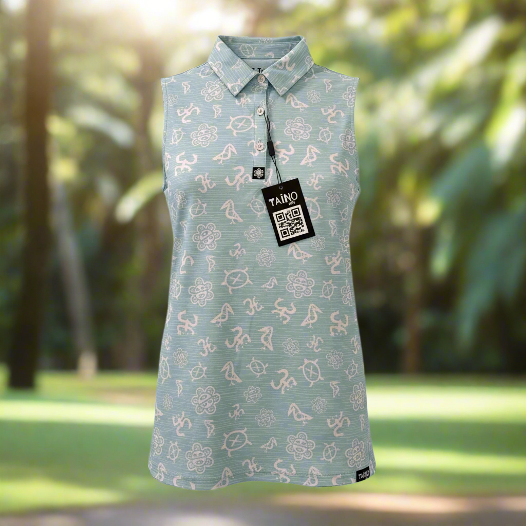 Taino Golf Guari Sunu Women's Shirt - Azul