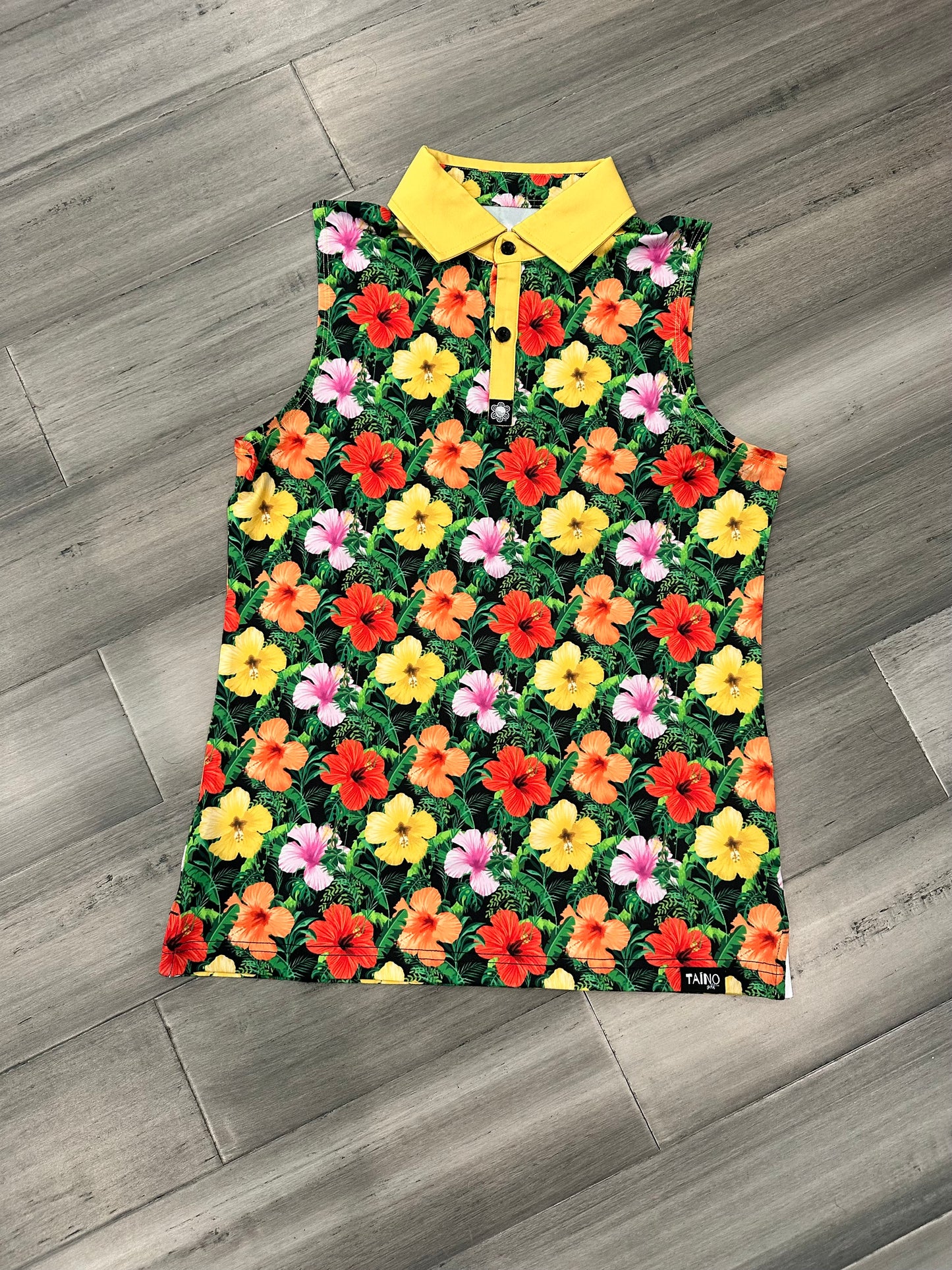 Flor del Caribe Full Bloom Women’s Golf Shirt