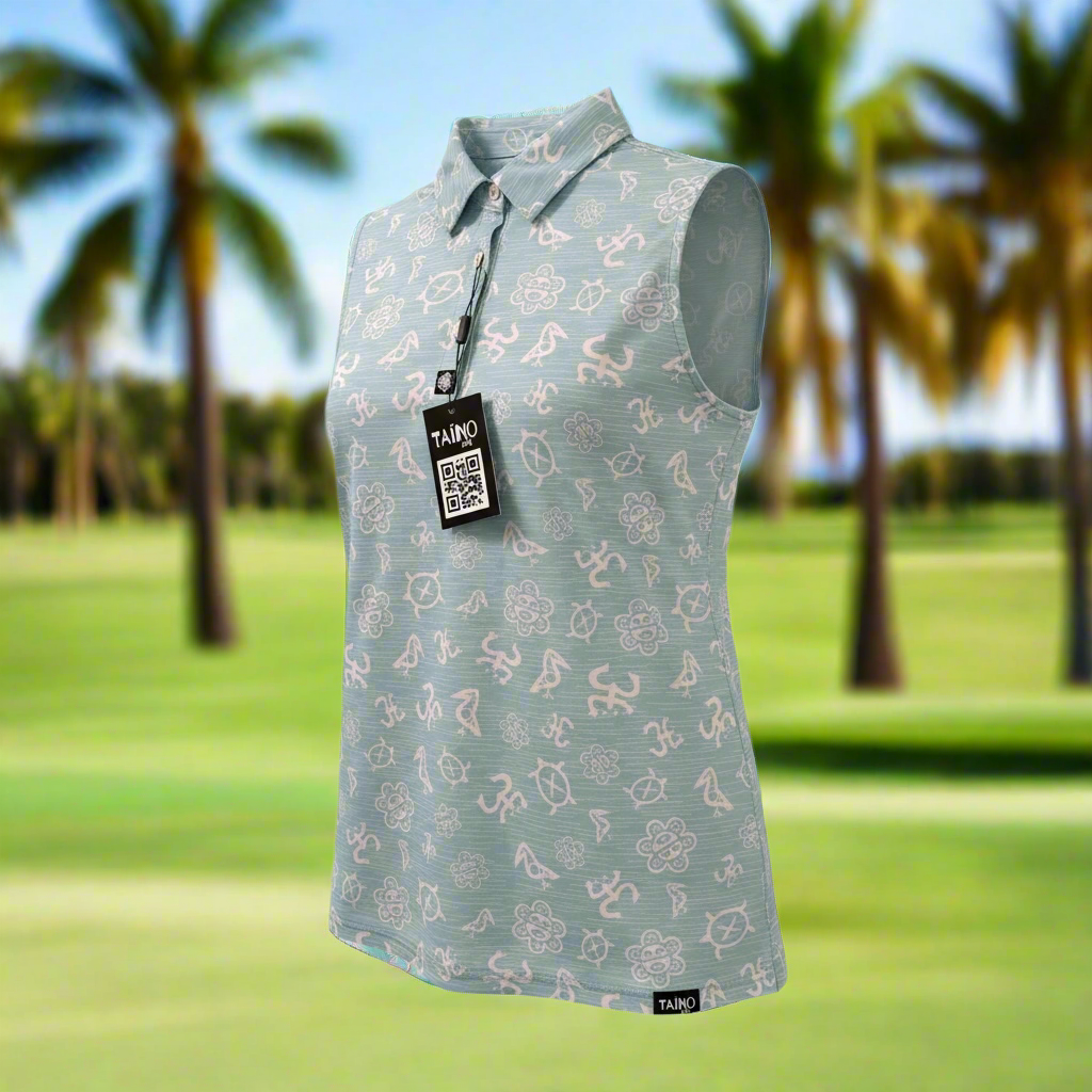 Taino Golf Guari Sunu Women's Shirt - Azul