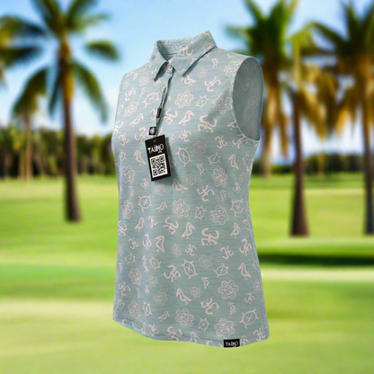 Taino Golf Guari Sunu Women's Shirt - Azul