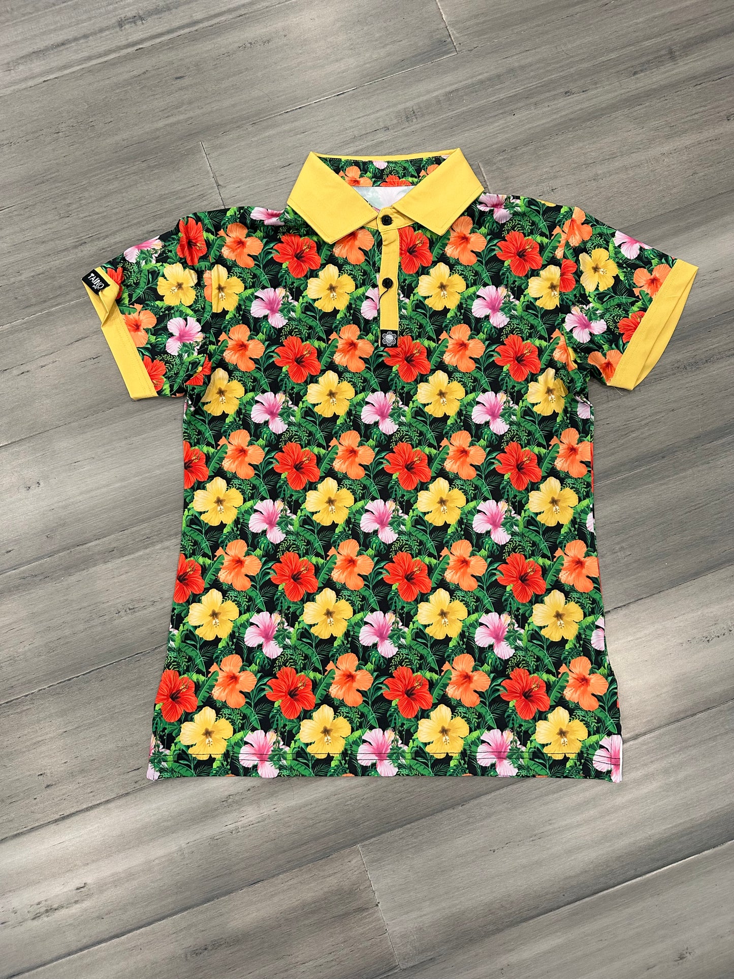 Flor del Caribe Full Bloom Women’s Golf Shirt
