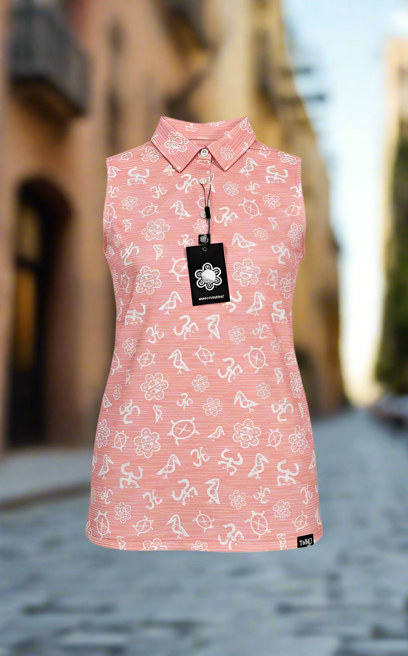 Taino Golf Guari Sunu Women's Shirt - Rosa