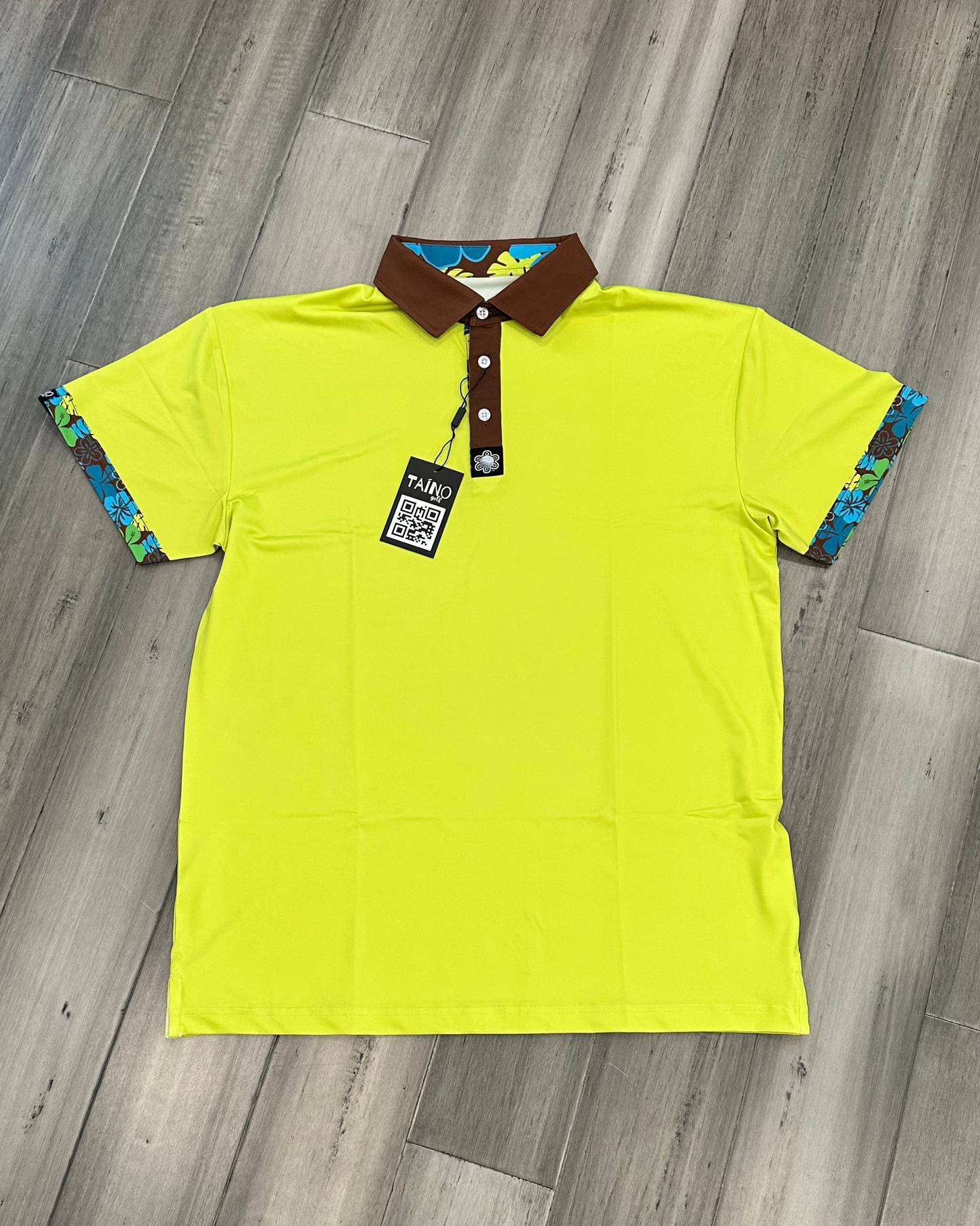 Kayéna Bloom Lagoon - Sol Neon Golf Shirt