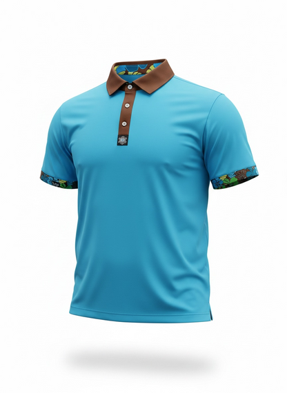 Kayéna Bloom Lagoon - Lagoon Blue Golf Shirt