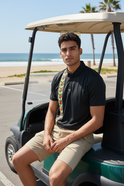 Flor del Caribe Alforza Men’s Golf Shirt