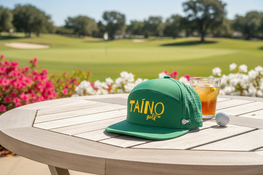 Taino Golf Green Waterproof Performance Hat - Verde Primavera