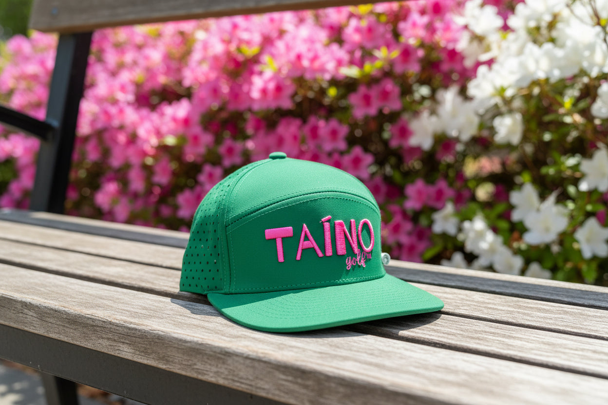 Taino Golf Green Waterproof Performance Hat - Verde Primavera