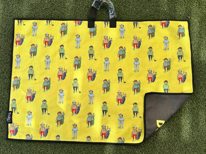 Taino Golf – Double-Sided “DeBí JuGAR MáS GoLF” Towel