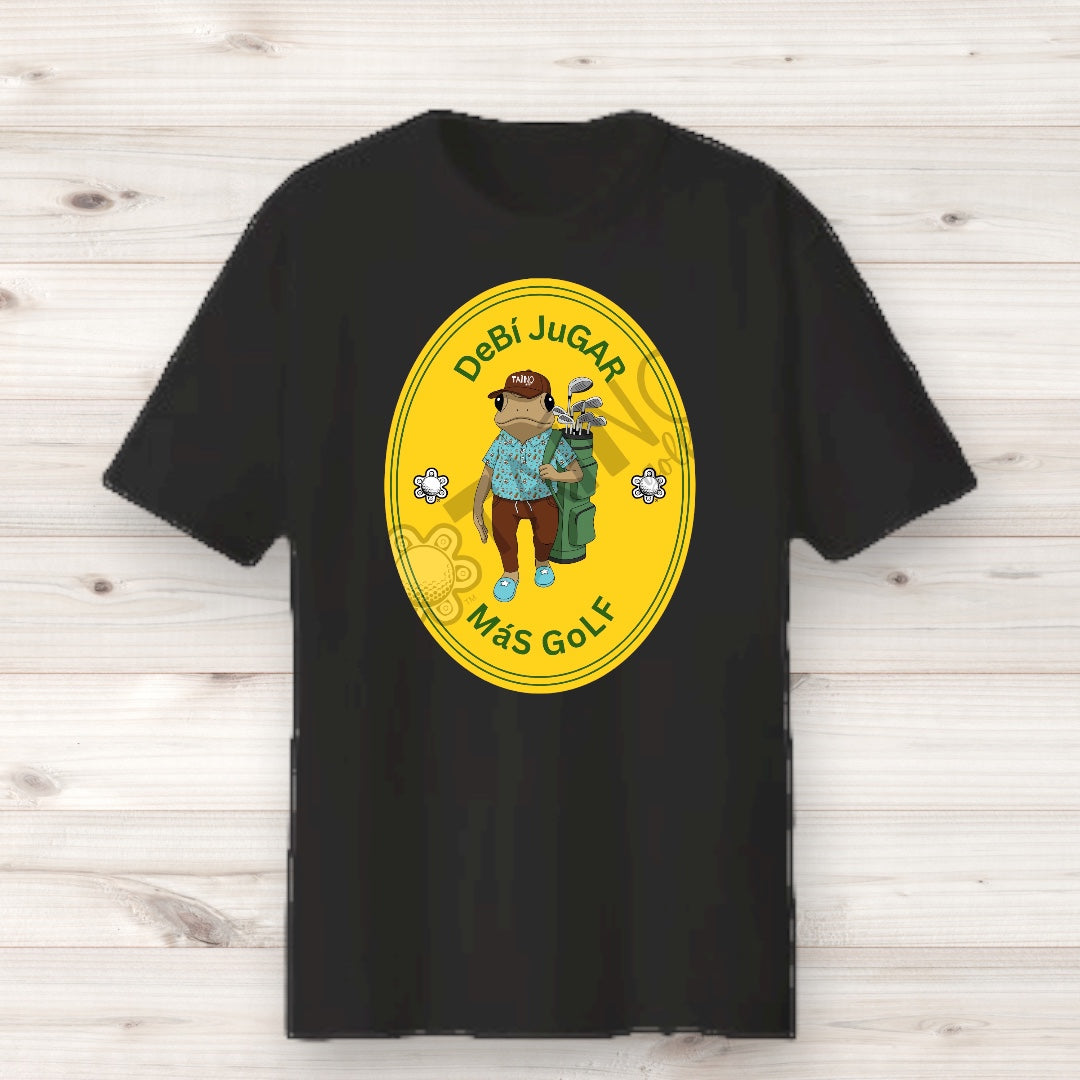 Pre-Order! DjMG (DeBí JuGAR MáS GoLF) Taino Golf Tee Shirt!