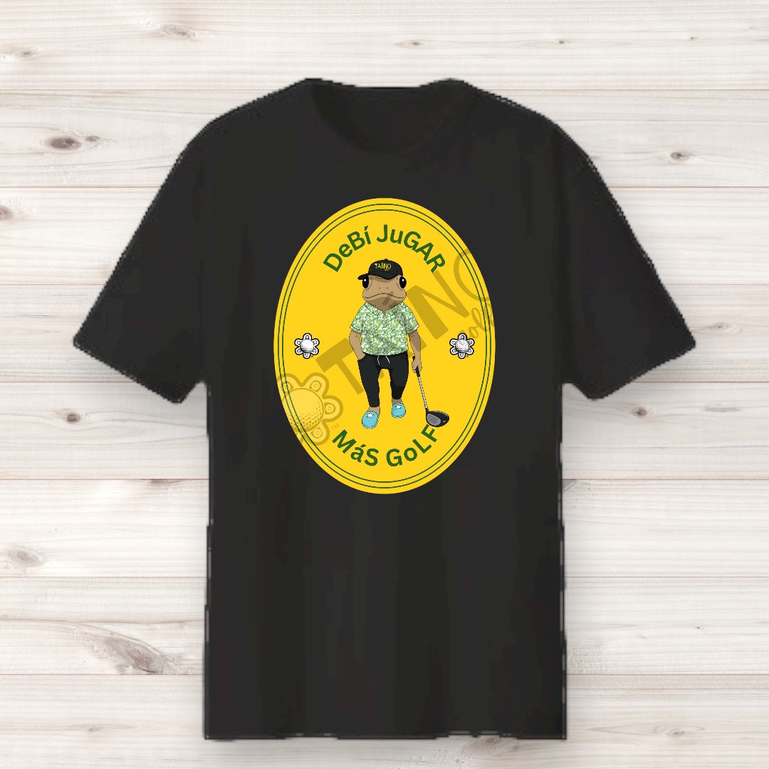 Pre-Order! DjMG (DeBí JuGAR MáS GoLF) Taino Golf Tee Shirt!
