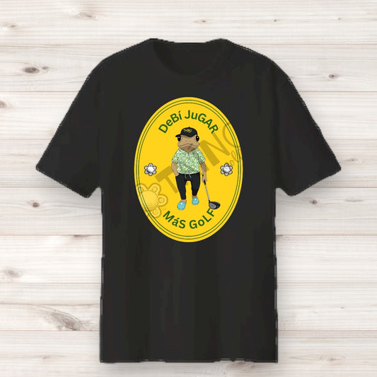 Pre-Order! DjMG (DeBí JuGAR MáS GoLF) Taino Golf Tee Shirt!