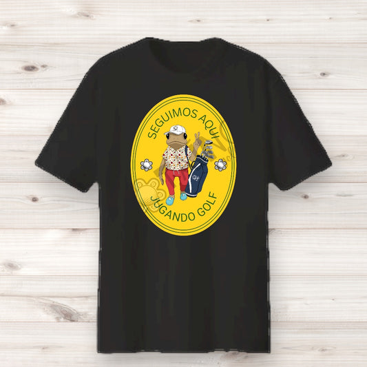 Pre-Order! Seguimos Aqui Taino Golf Tee Shirt!