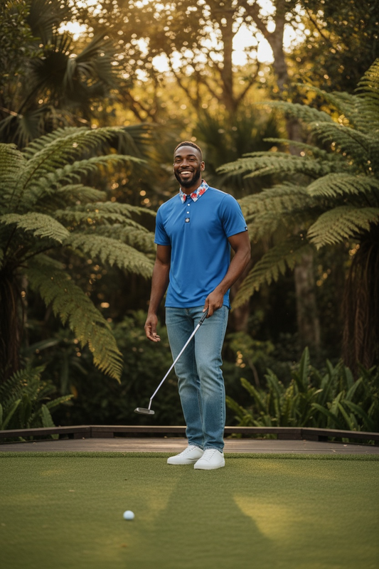 Taino Golf Kayéna Bloom – Royal Blue