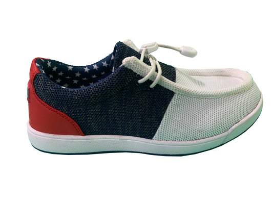 SKŌNI Women's Golf Shoe - Red/White/Blue