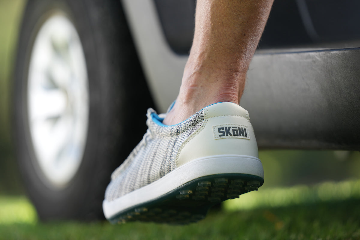 SKŌNI Men's Golf Shoe - Grey Wide
