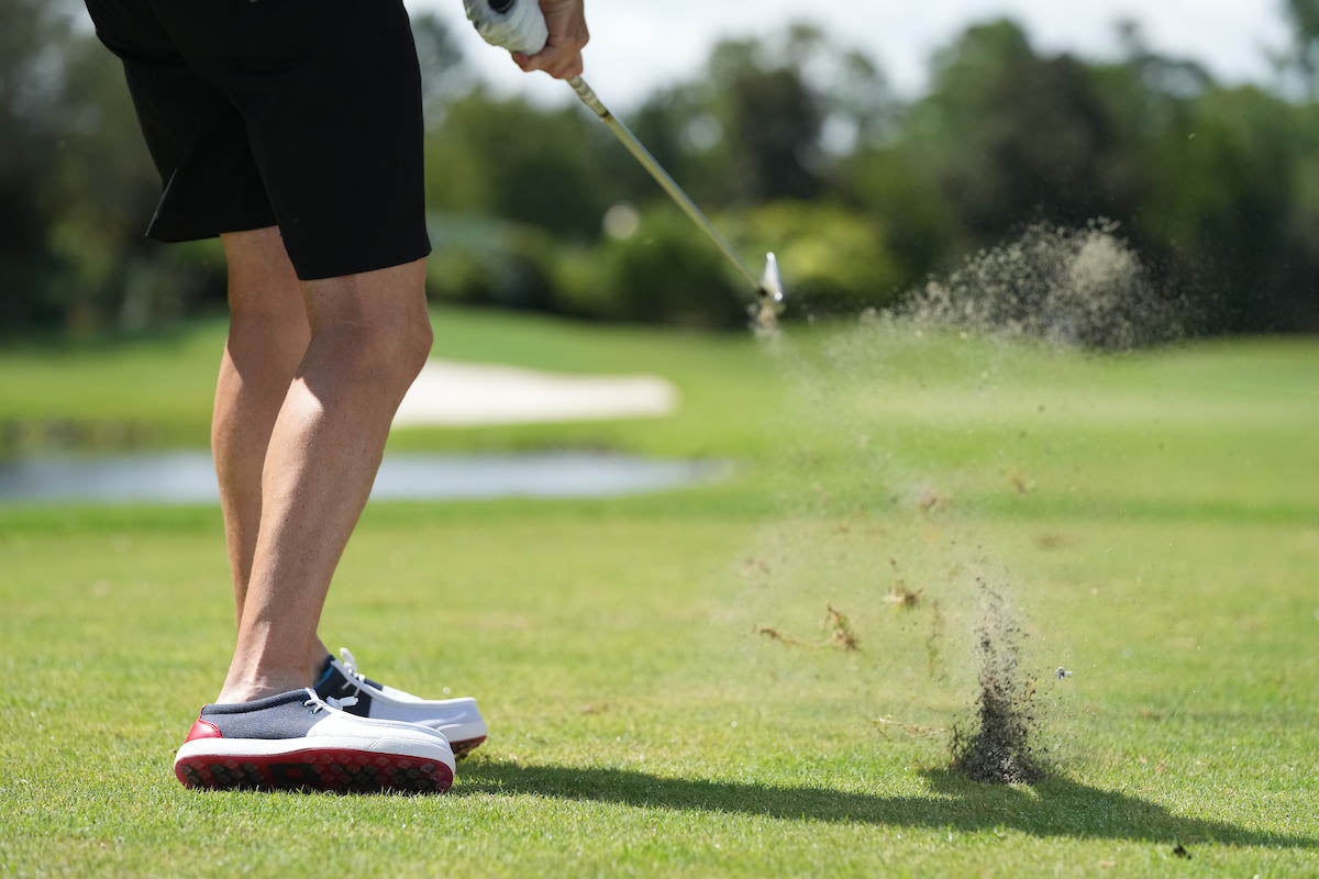 SKŌNI Men's Golf Shoe - Red/White/Blue